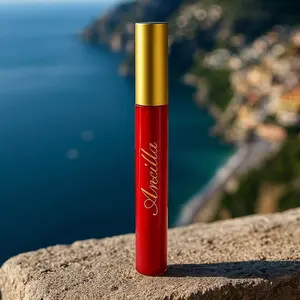 Hydrating/Moisturizing Lip Gloss - All Natural, Handcrafted in Milan, Luxurious Shine with Microcrystalline Wax & Castor Oil, Hydrating & Nourishing Formula Smooth Glossy Hydrate