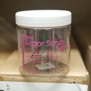 Empty Jar 16 oz Pedicure  Spa Sugar FSC495