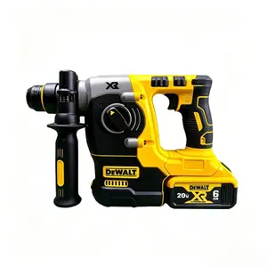 DEWALT DCH273 20V Brushless Cordless Rotary Hammer, Max 26mm Concrete Drilling, Variable 0-950RPM Speed & 0-3600IPM Impact Frequency Heavy Duty Drill Hammer