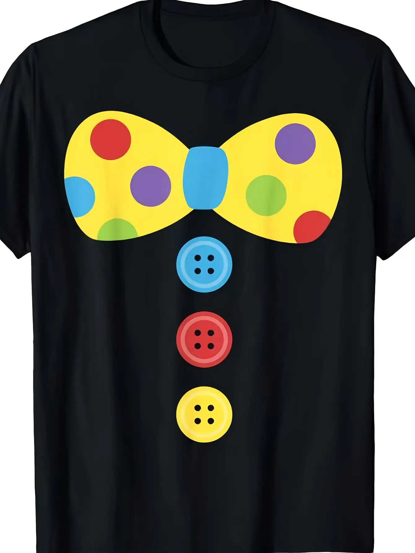 CLOWN Costume T-Shirt, Clowncore Aesthetic T-Shirt unisex soft cotton short sleeve t shirt, vintage graphic casual tee for men women teens, perfect birthday holiday gift for camping travel gym daily street  wear