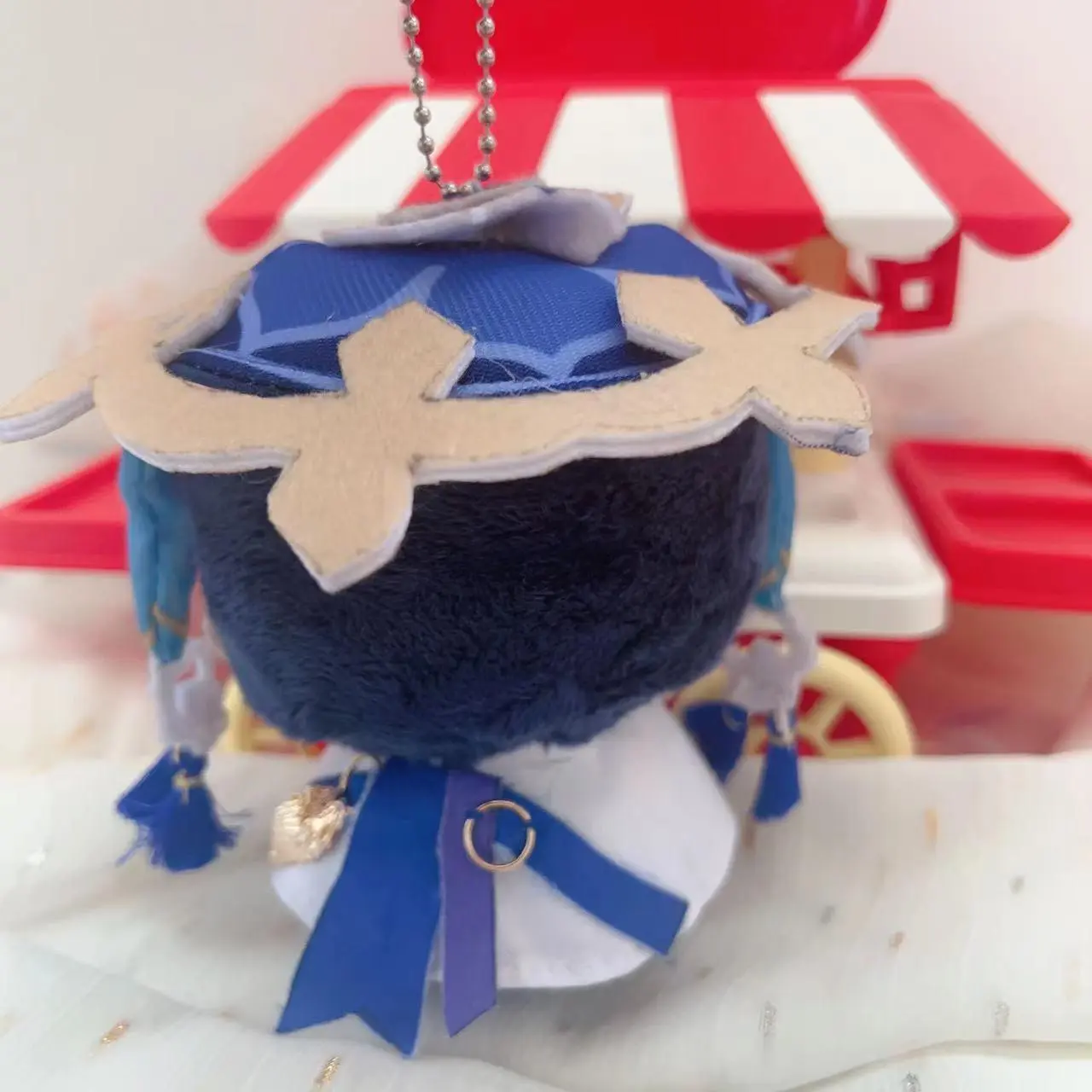 10cm Genshin Impact Video Game Cartoon Character Plush Dolls - Kunikuzushi, Scaramouche, Wanderer, Tartaglia, Xiao, Kamisato Ayato Cute Plushie Keychain Decoration Pendant (Manual Measurement Note), Video Games