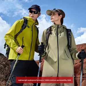 Mountaineering jacket Outdoor hiking overalls Tooling jacket Men's windproof waterproof soft shell jacket