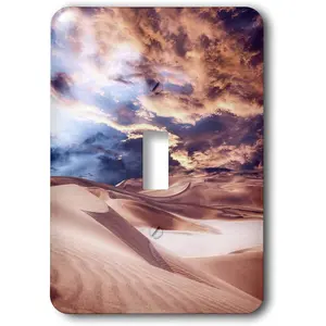Single Toggle Switch landscape blending together with copper colored clouds and sand dunes (lsp_292637_1)