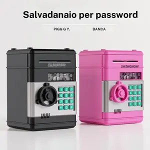 Electronic mini ATM piggy bank for kids, piggy bank with password lock, secure coin storage box toy, perfect gift for boys and girls #KidsATM #PiggyBank #SecureToys
