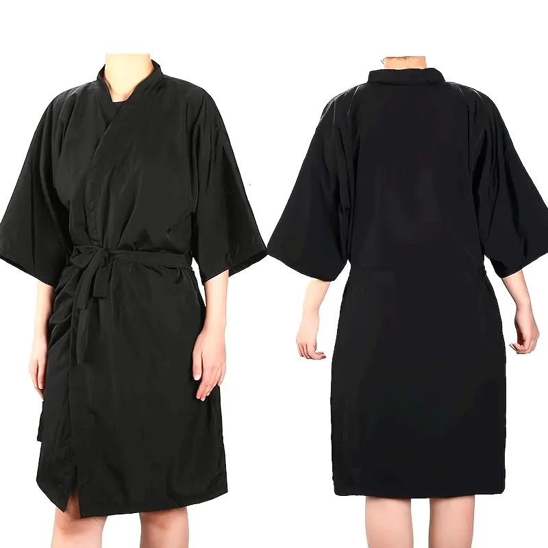Salon Barber Cape for Hair Coloring - Professional Client Gown for Hairdressers, Long Design Hair Cutting Cape for Salon & Home Use, Home Styling Tool