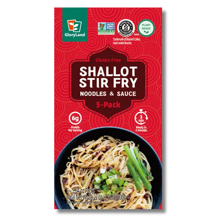 Shallot Stir Fry Noodles and Sauce