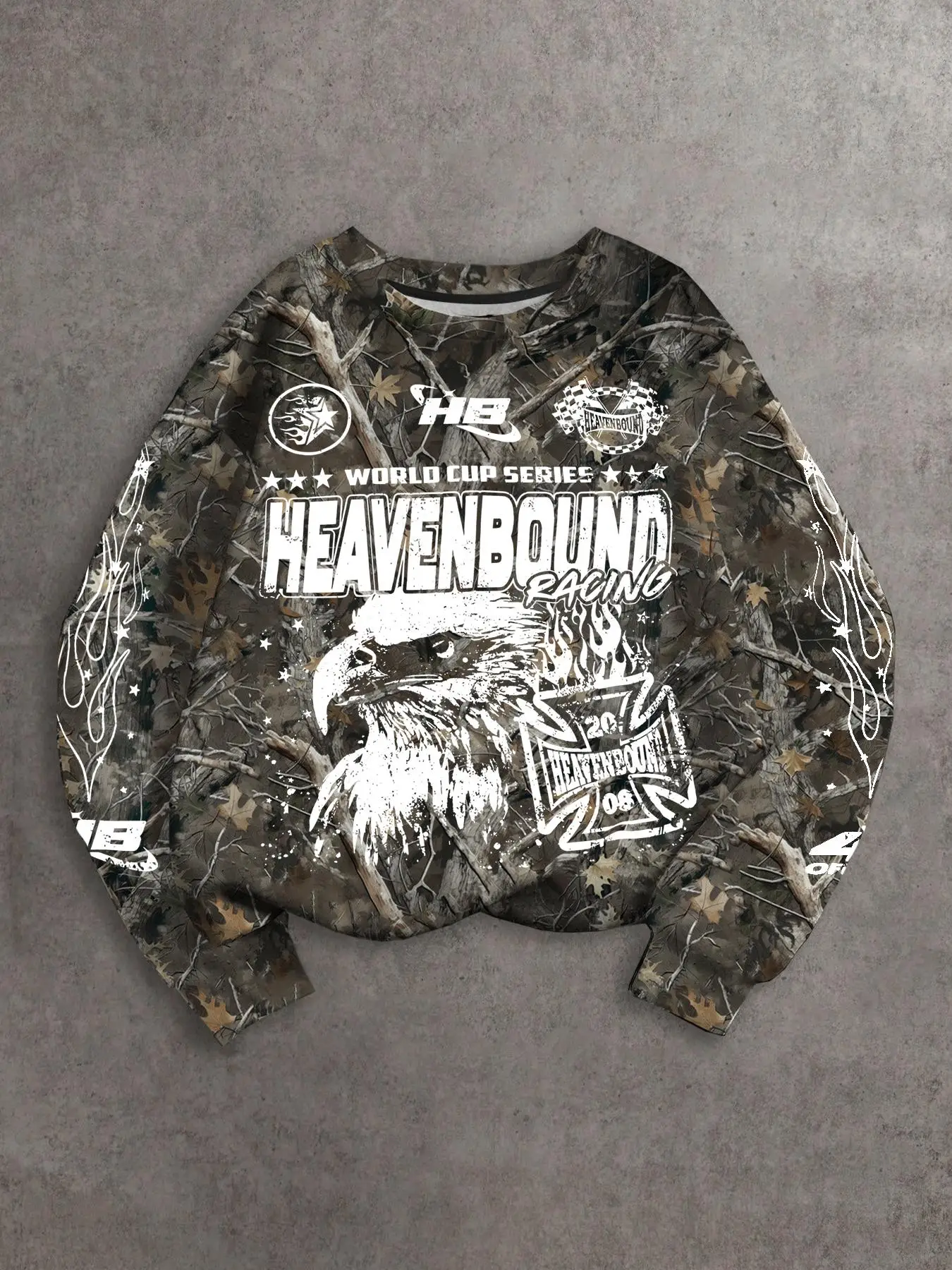 Unisex's All Over Plants Print Sweatshirt, Regular Fit Casual Long Sleeve Round Neck Pullover for Fall & Winter, Unisex's Clothes for Daily Wear