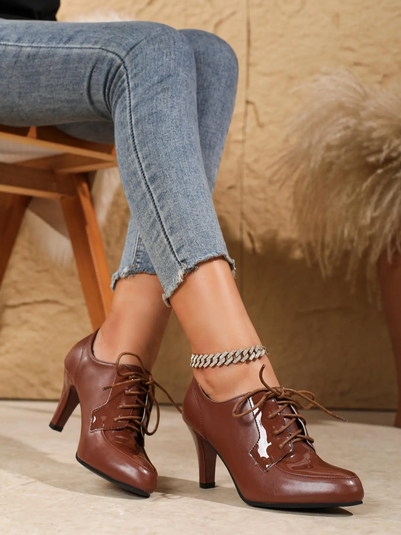 Women's Fashionable Solid Color Ankle Boots, Elegant Pointed Toe High Heel Boots for Daily Wear, All Match Boots for Women & Girls, Walking Shoes, Work Ankle Boots, Business Ankle Boots