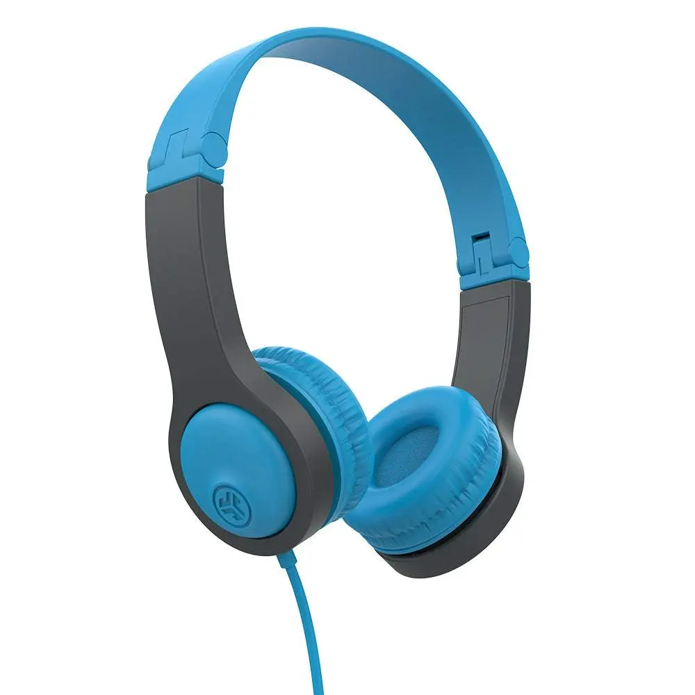 JLab JBuddies Folding Gen 2 Portable Kids Headphones with Volume Safe Sound Adjustable Multicolor Audio