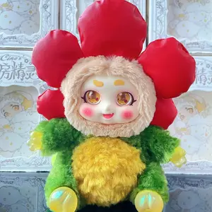 Cino Sweet Flower House Elf Plush Blind Box Handmade Trendy Toy Bag Clothing Pendant Gift
