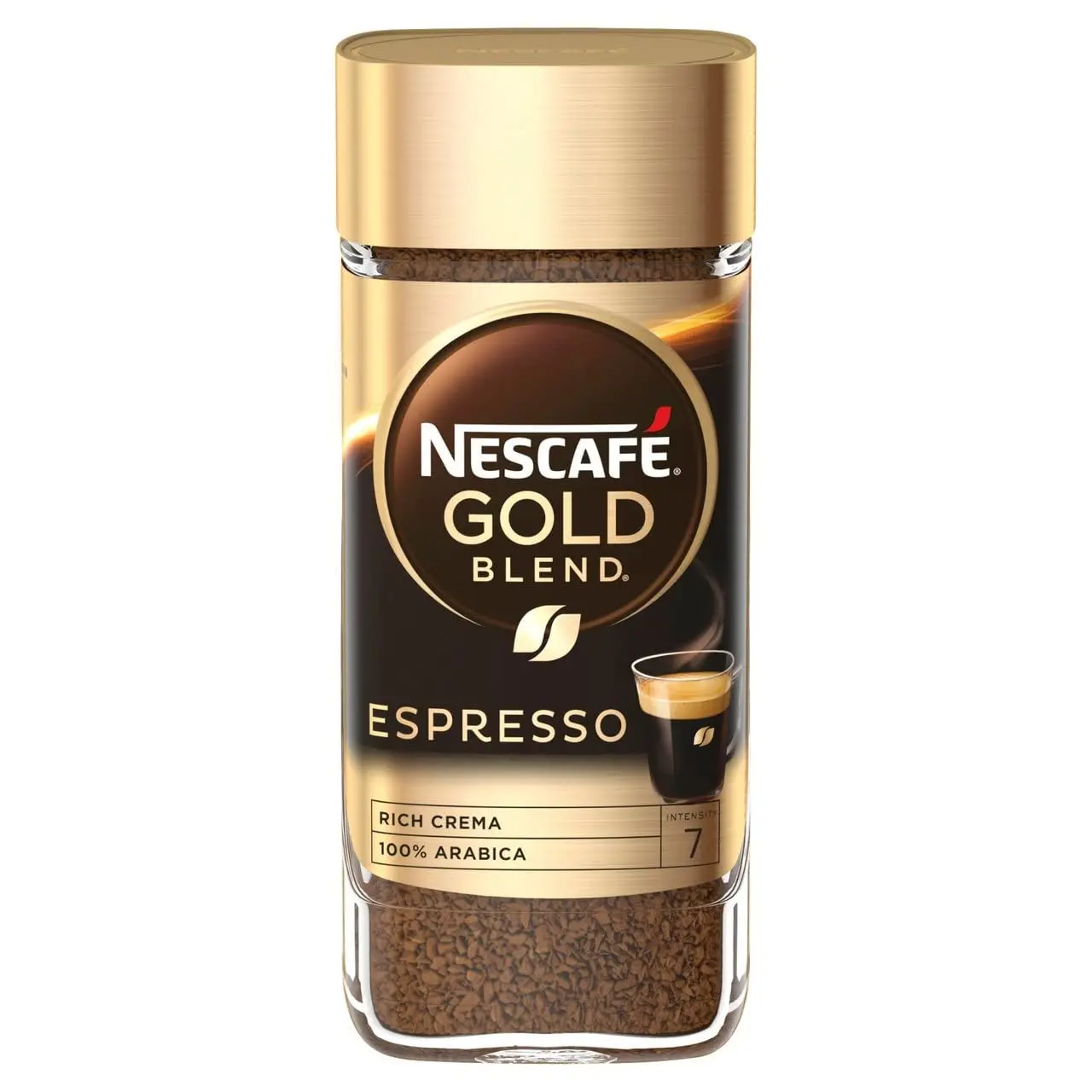 Nescafe Gold Espresso Jar 95g - Rich Beverage with Bold Coffee Flavors