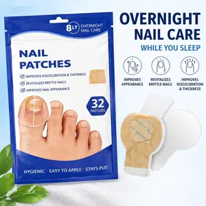 Nail Health Care Patches Toenail Fungus Treatment Extra Strength Fungal Nail Repair Damaged Nails Solution 32 Pack