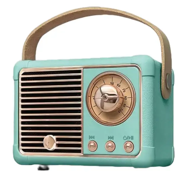 GO GO RETRO BLUETOOTH SPEAKER -TURQOISE
