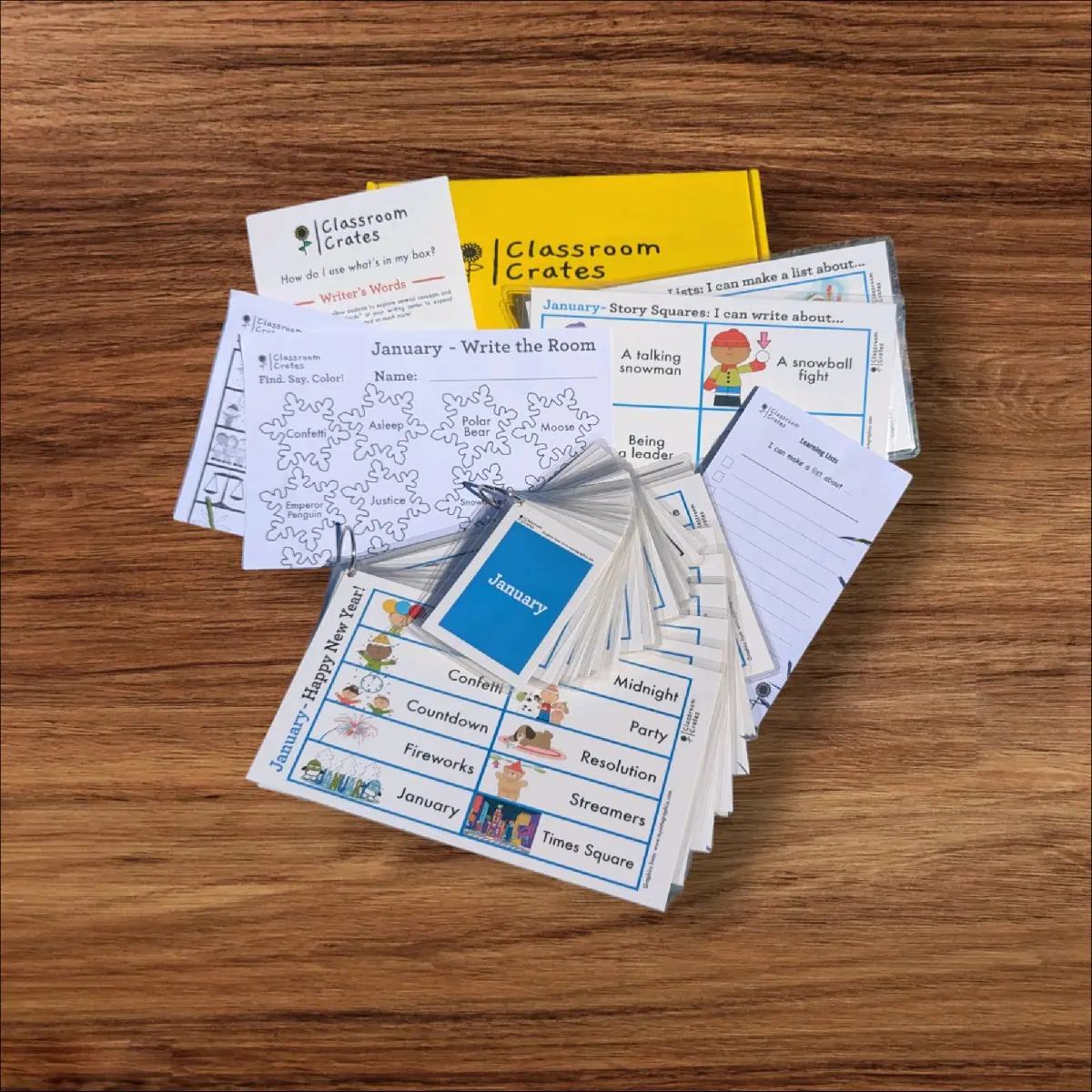 January Jot Ready: Winter Writing for Elementary