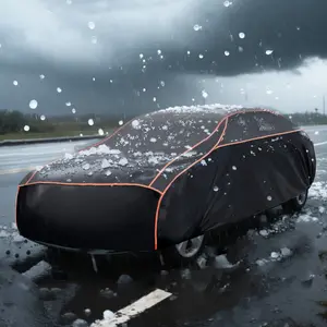 Hail Protector Car Cover, Waterproof Thickened Car EVA Hail Protector Fit for Toyota Camry, Honda Accord, Ford Mustang, Chevy Camaro/Malibu,Kia Optima/K5