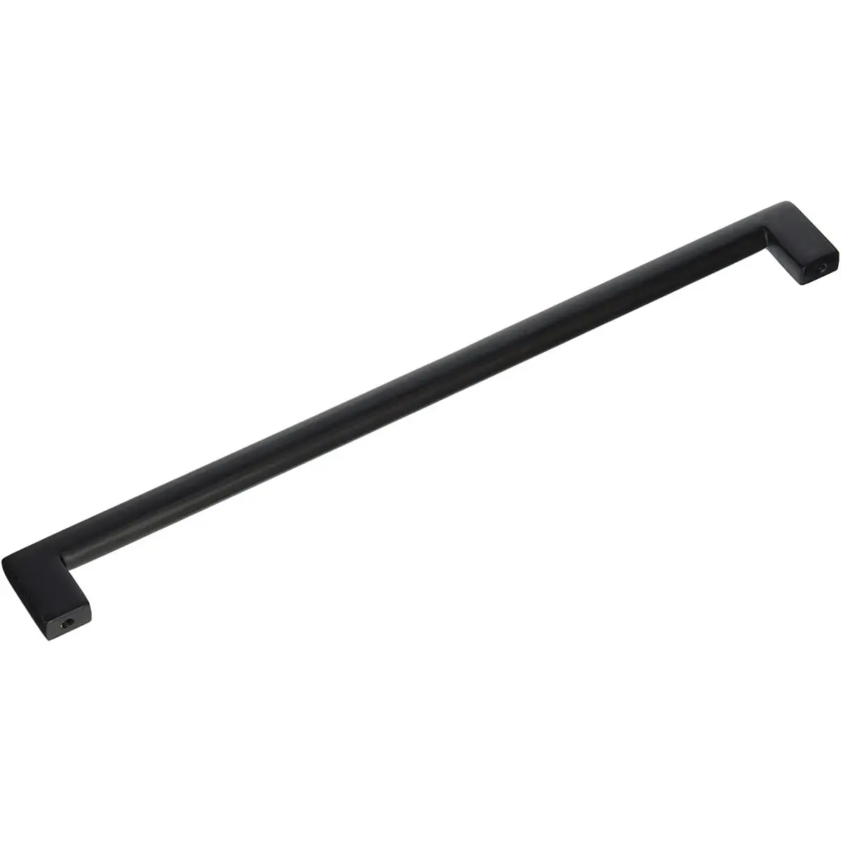 212 MAIN Emtek Trail Cabinet Pull, 12 in. Center-to-Center, Flat Black Finish, Door Hardware, Includes Installation Screws