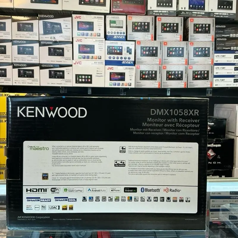 Kenwood Excelon Reference Kenwood Excelon Reference DMX1058XR 10.1” Floating Touchscreen Apple CarPlay / Android Auto Head Unit