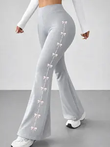 Women's Slimming Bell-Bottom Pants, Comfortable Fabric, Perfect for Daily Wear, Outdoor Activities, Shopping, Friend Gatherings, Casual Outdoor Pants