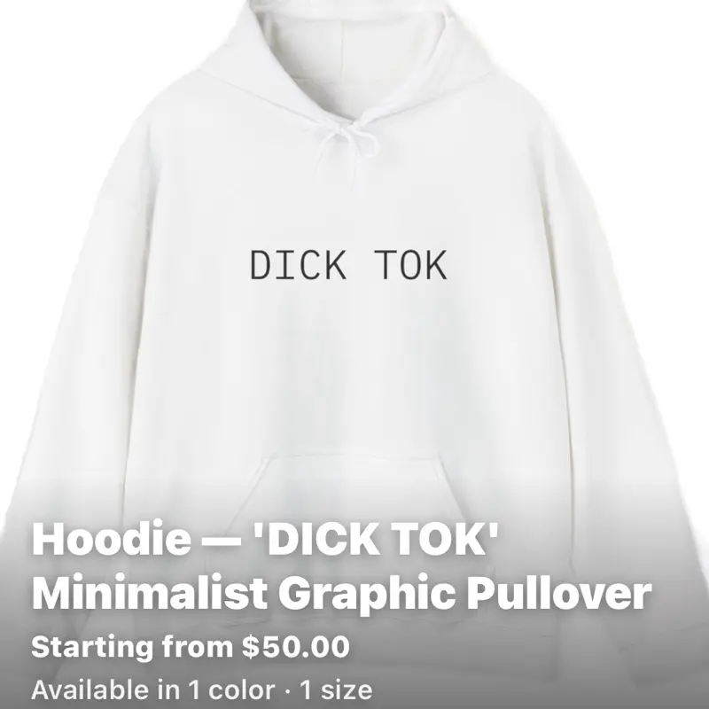 Dick Tok Hoodie