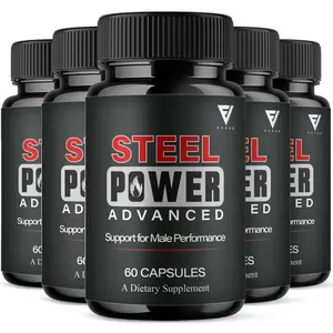 (5 Pack) Steel Power Advanced Performance Supplement, Steel Power (300 Capsules)