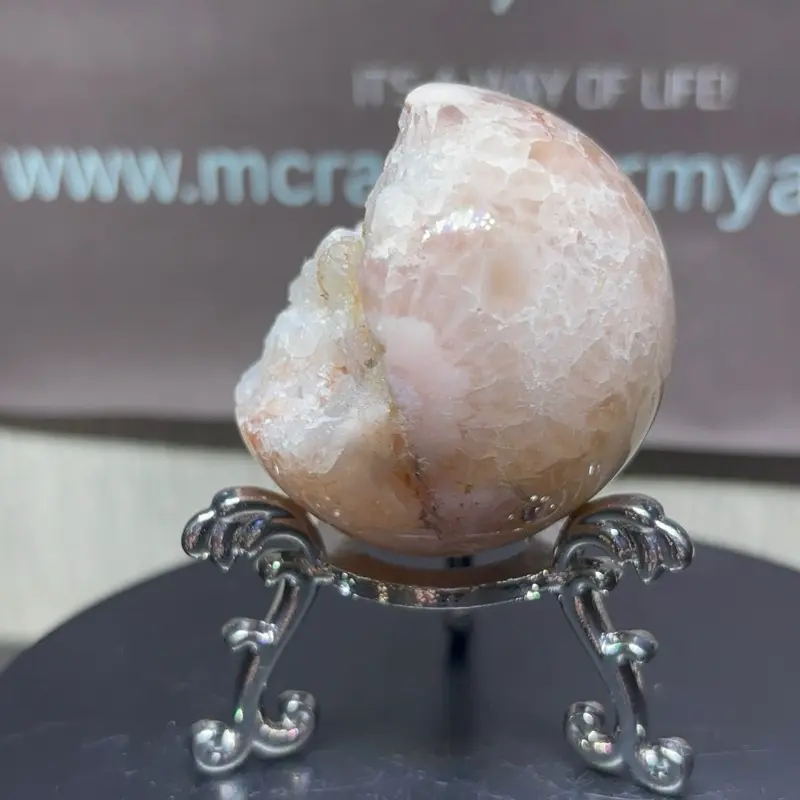 Pink Amethyst Geode Sphere