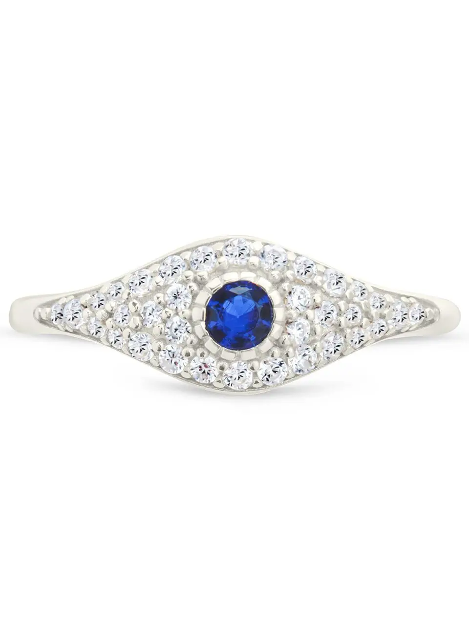 Sterling Silver Mozzie Evil Eye Ring Sterling Silver Mozzie Evil Eye Ring