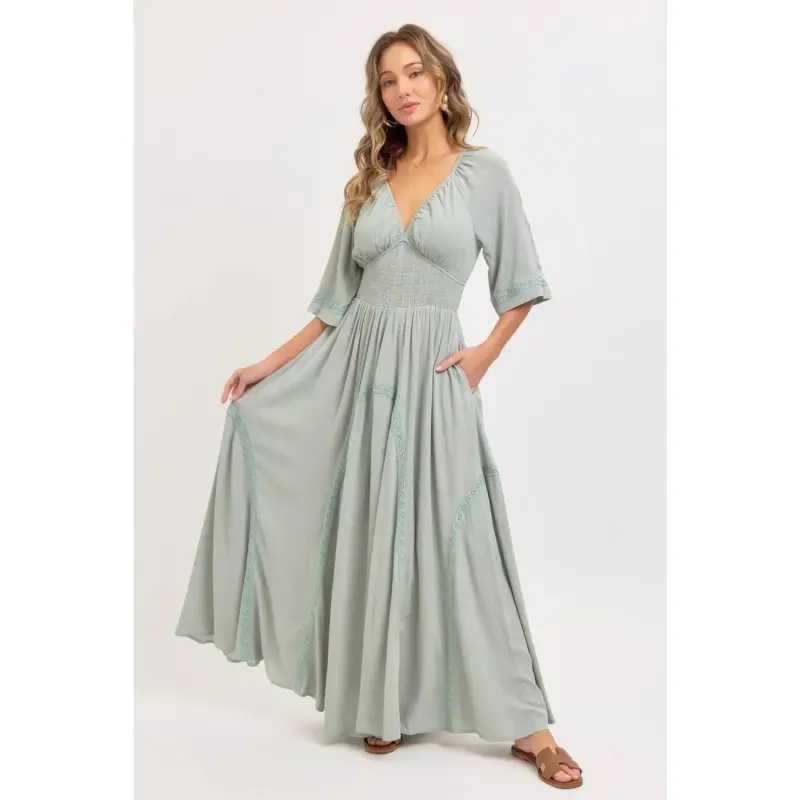 Flowy midaxi dress - TikTok Shop