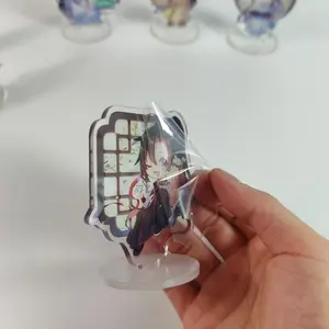 8cm Anime Mo Dao Zu Shi Figure Action Mini Acrylic Toy Wei Wuxian Lan Wangji Standing Model Desk Decor Christmas Gift