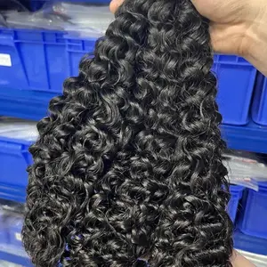 RAW Cambodian Loose Deep Wave Bulk Braiding Hair - High Quality boho braids Bulk ; Loose ; Wave Human Hair for Braiding