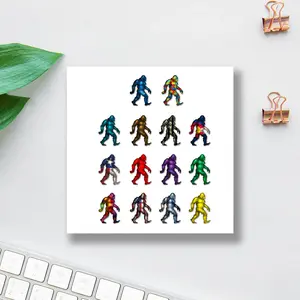 Decals by Haley USA American Flag Sasquatch Bigfoot Yeti Vinyl Decal Sticker Graphic for Trucks and Cars - Patriotic Stickers and Decals Off Road