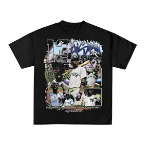 [MADE IN US] Jazz Chisholm Jr 13 New York Baseball Shirt, Vintage Player Collage Graphic Shirt for Baseball Fans, Game Day Sports Shirt Gift