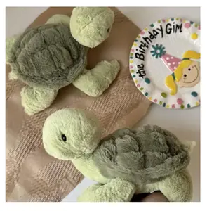 Sea Turtle Shaped Plush Toy, 1 Count Realistic Tortoise Calming Plush Doll, Soft Cute Stuffed Animal Doll, Birthday Gift, Holiday Gift for Kids