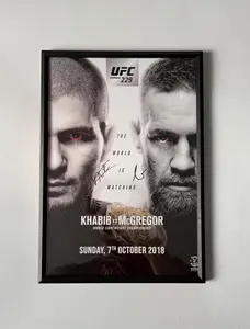 Khabib Vs Conor McGregor | Iconic Poster Unframed | UFC MMA Fighter| Wall Decor| Poster Unframed | Poster Unframed