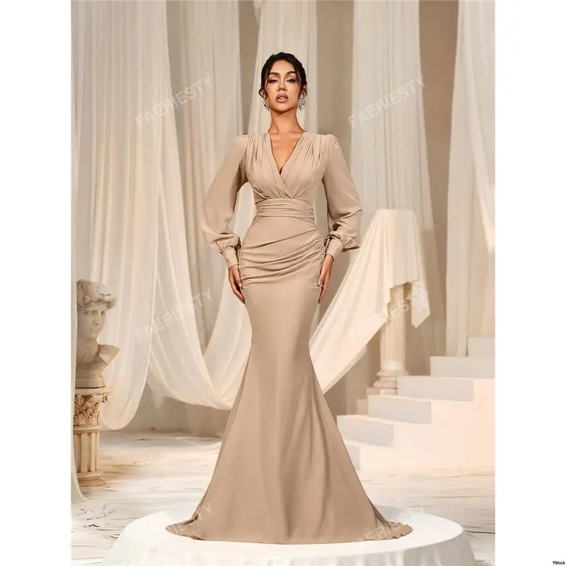 Mermaid wedding dresses eith pattern sleeves - TikTok Shop