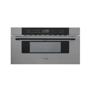 KoolMore Reserve 30 in. Stainless-Steel Microwave Drawer, 1.2 cu. ft. Capacity in Black (KM-MD30-BSS)
