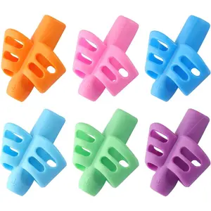 6 Pack Pencil Grips for  Handwriting Pencil Grippers, Pencil Writing Aid Grip Posture Correction Tool for    Special Needs
