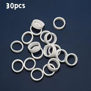 30 Silicone Tie Straps High Elastic Rubber Bands for Organizing Wires and Data Cables Home Office School Storage Accessories Simple Cable Management