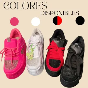 Emma Urban Colombian Sneakers Round Toe Velcro Closure All Seasons Durable Sole Interior Padding Versatile Design Authentic Colombian Style Made in Colombia Casual Sports Shoes Athletic - Footwear
