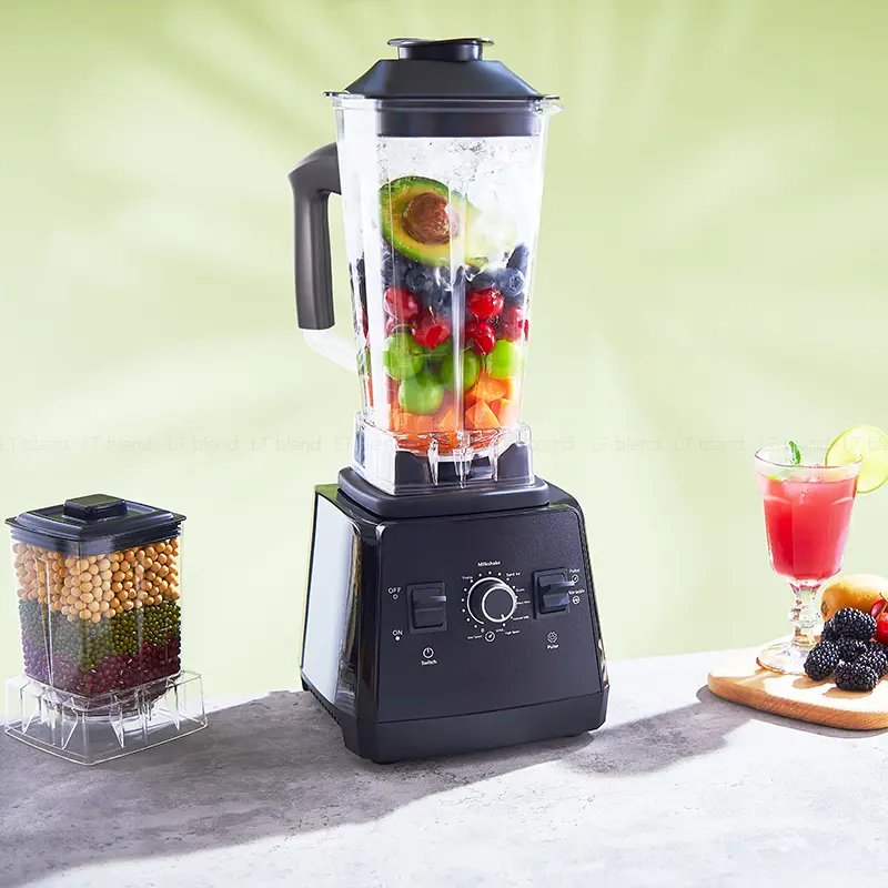 Commercial Professional Blender with 2 Jars, 2L Large Capacity Countertop Smoothie Maker, 22000RPM High Speed Ice Crusher for Shakes, Frozen Drinks & Nut Butter fruit vegetable juicer