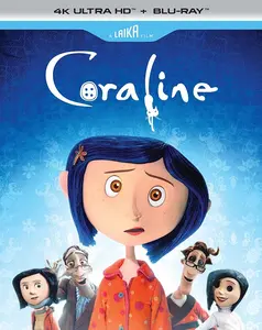 Coraline  [4K ULTRA HD BLU-RAY MOVIE] 4K Mastering, 2 Pack