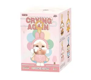 Pop Mart CryBaby Crying Again Vinyl Face Plush Single Blind Box Authentic Collectible Cute Gift Trending Rare Limited Collection Brand New Unopened