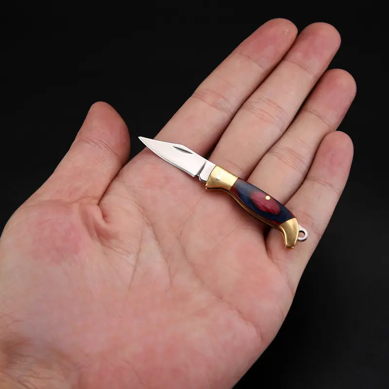 Miniature knife keychain hanging knife, folding knife, portable small knife, compact knife Miniature knife keychain hanging knife, folding knife, portable small knife, compact knife