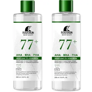 258ml large capacity ROUSHUN AHA BHA Clarifying PHA 77+toner TONER moisturizing and hydrating facial hydration