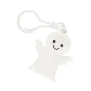 1 3/4" x 2" Glow-in-the-Dark Ghost Character Backpack Clips - 12 Pc.