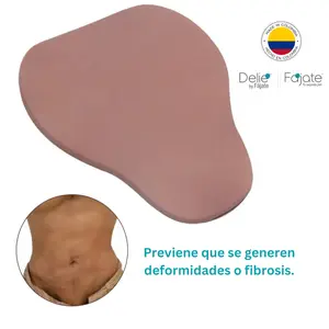 Post Surgical Abdominal Board After Lipo - Tabla Abdominal - Pear Form - Shapewear Board Tummy Control - Post-Surgical Pear-Shaped Abdominal Board for Drainage and Fibrosis Prevention - Compression Fabric Accessory - Tabla postquirúrgica abdominal
