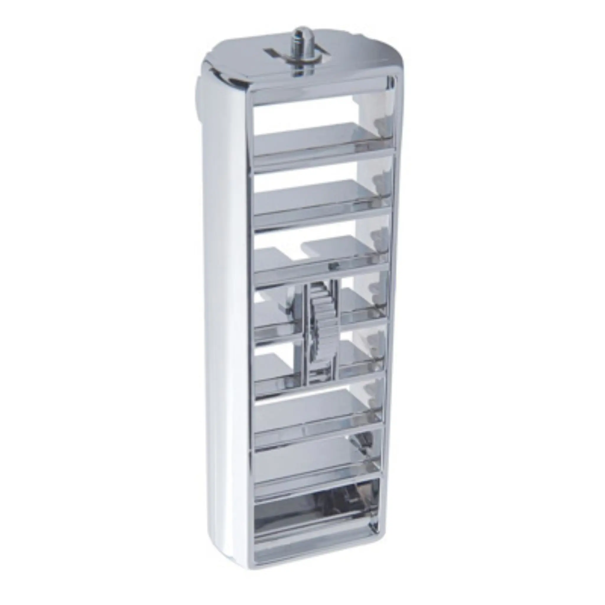 United Pacific Chrome Plastic A/C Vent - Fitment for 1989-2010 Freightliner FLD/Classic, Passenger Side, OEM-Compatible