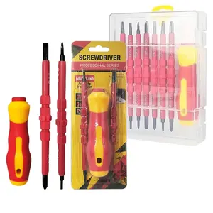 Dual Head Screwdriver Set, Multipurpose Portable High Hardness Household Furniture Repair Tool Kit, Convenient for Home Use & Appliance Maintenance, Magnetic Screwdriver Tools