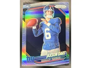 2025 Panini Prizm Jaxson Dart #430 Rookie Variations Silver Giants