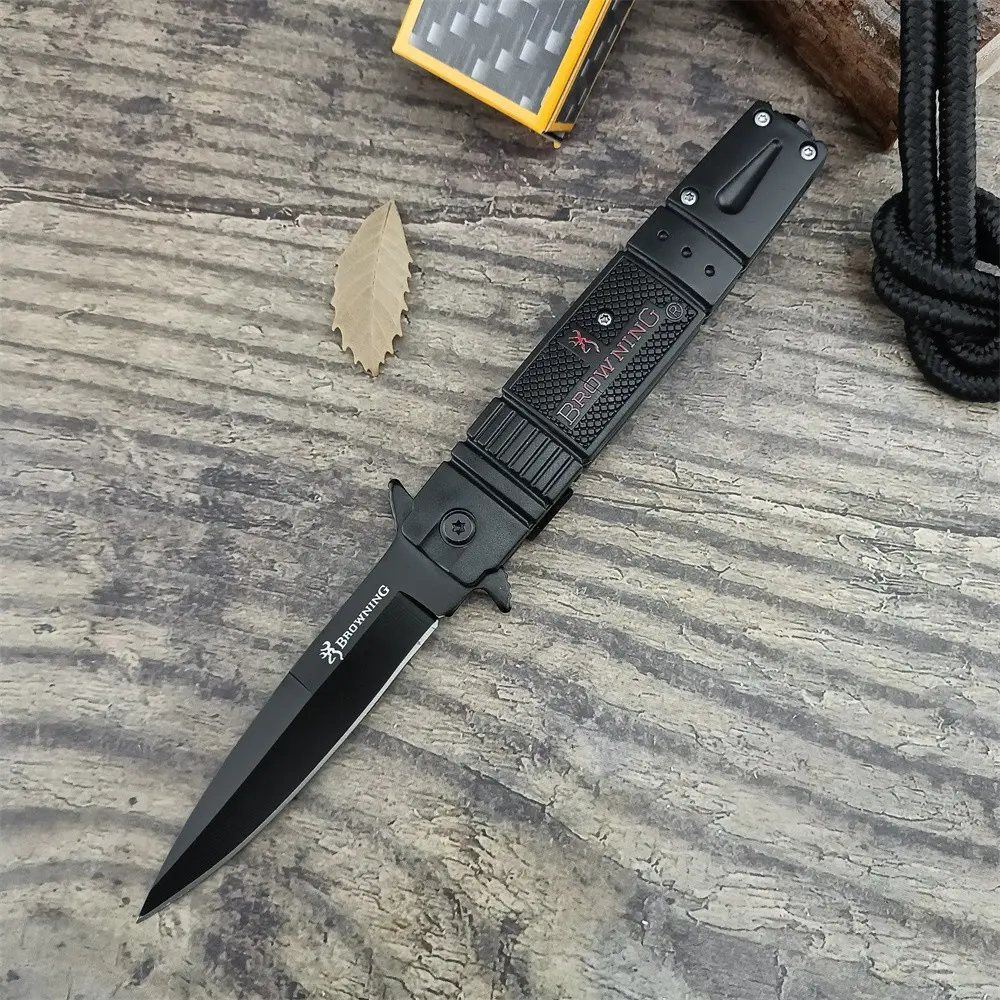 Multi-Function Folding Pocket Knife, with 5Cr13MoV steel blade and ABS handle. Compact design. Ideal for outdoor activities like survival gear, Outdoor survival equipment, camping, hiking, fishing—a versatile pocket tool