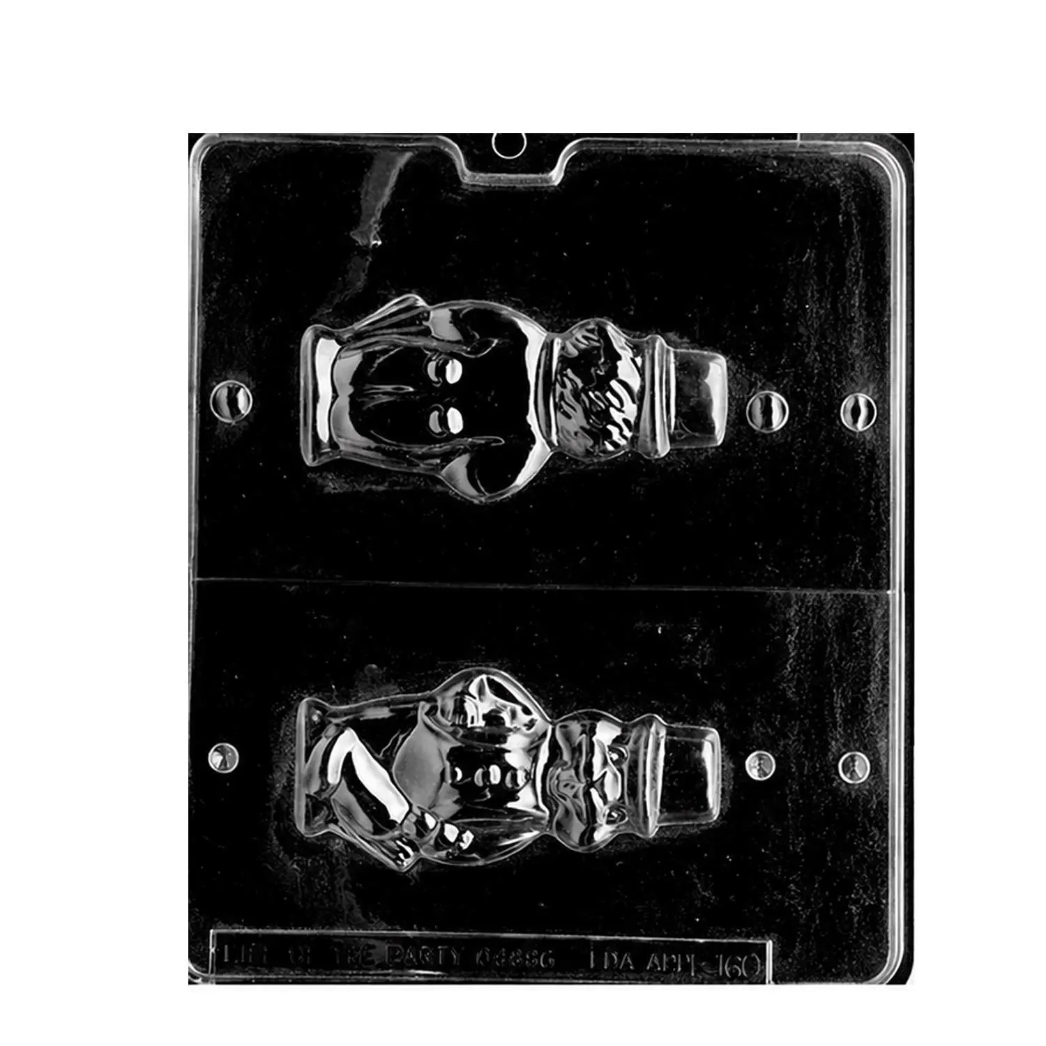 3D Buck Tooth Bunny With Hat Chocolate Mold